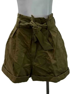 Army Green Sash Shorts