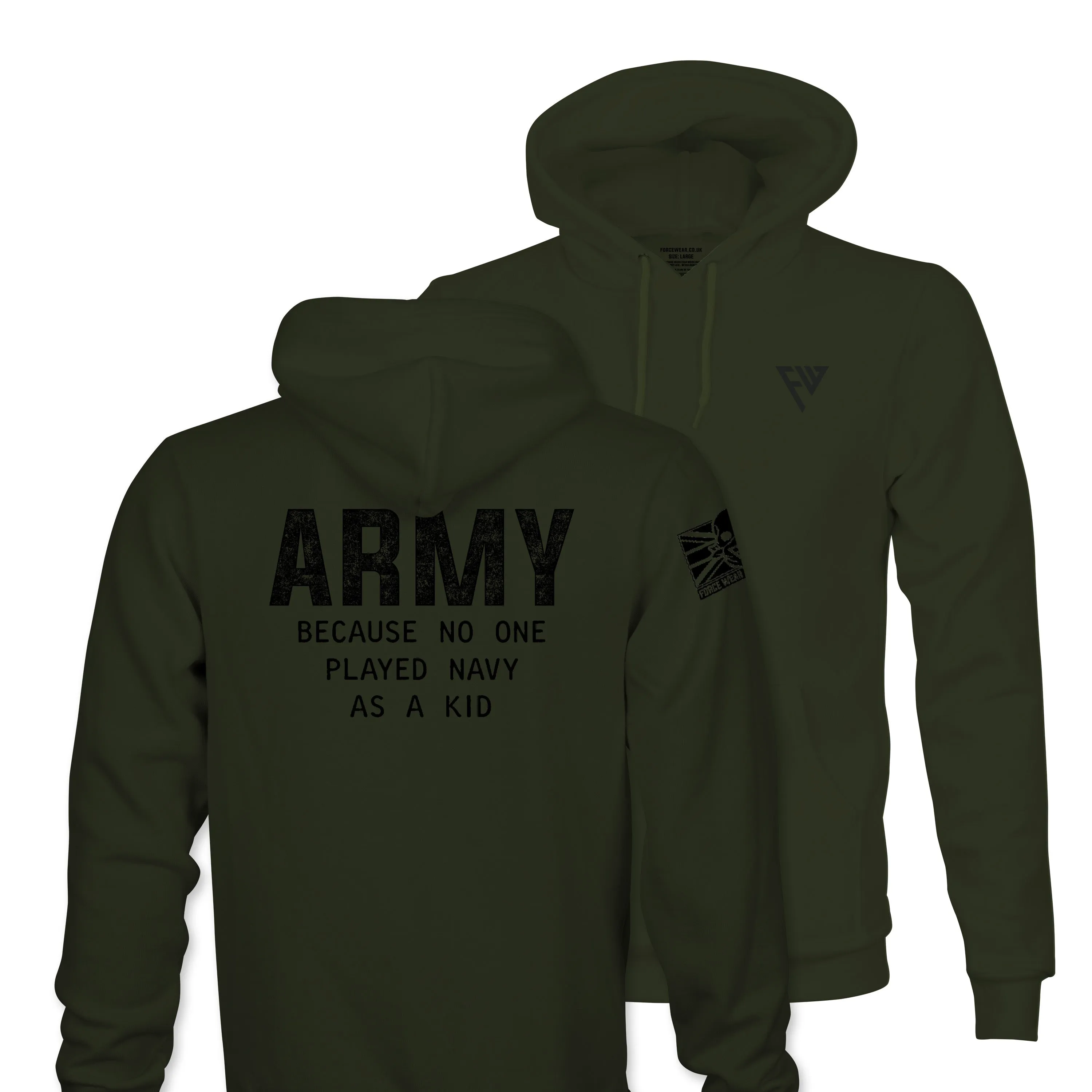 ARMY TAG & BACK HOODIE