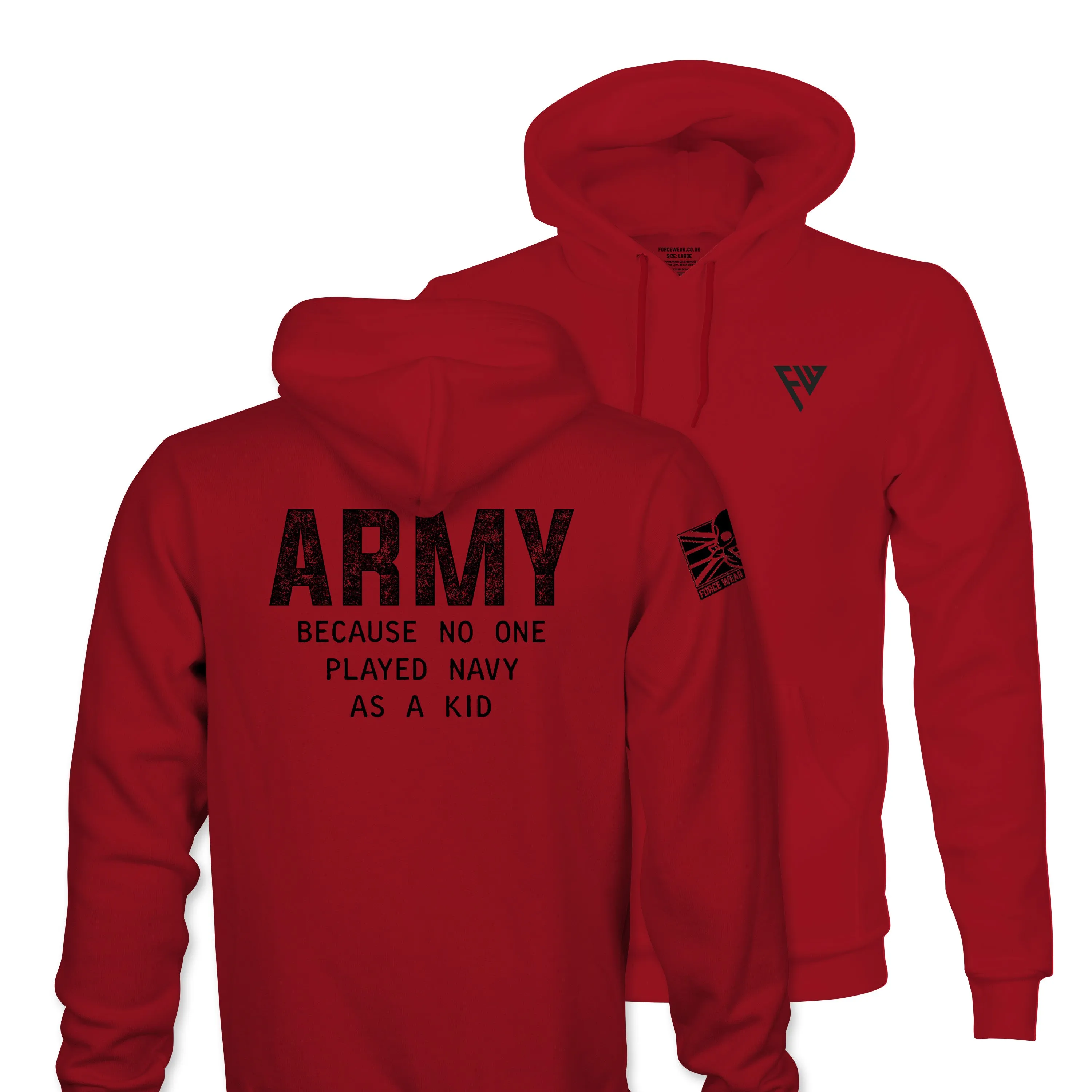 ARMY TAG & BACK HOODIE