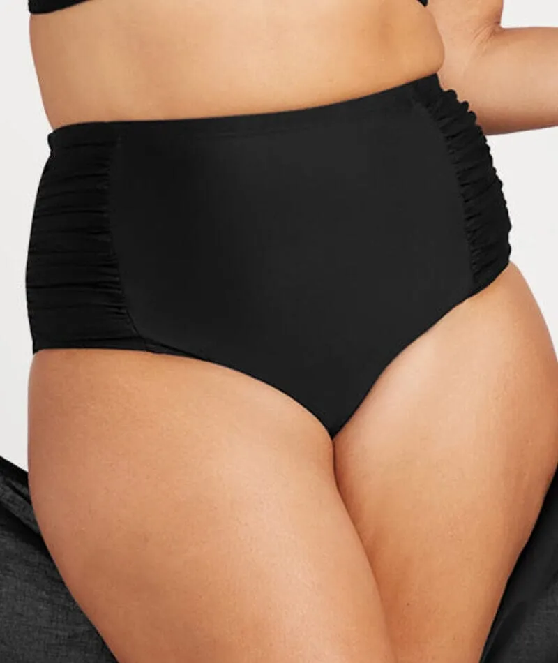 Artesands Hues Botticelli High Waist Swim Pant- Black
