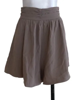 Ash Brown Blouson Shorts