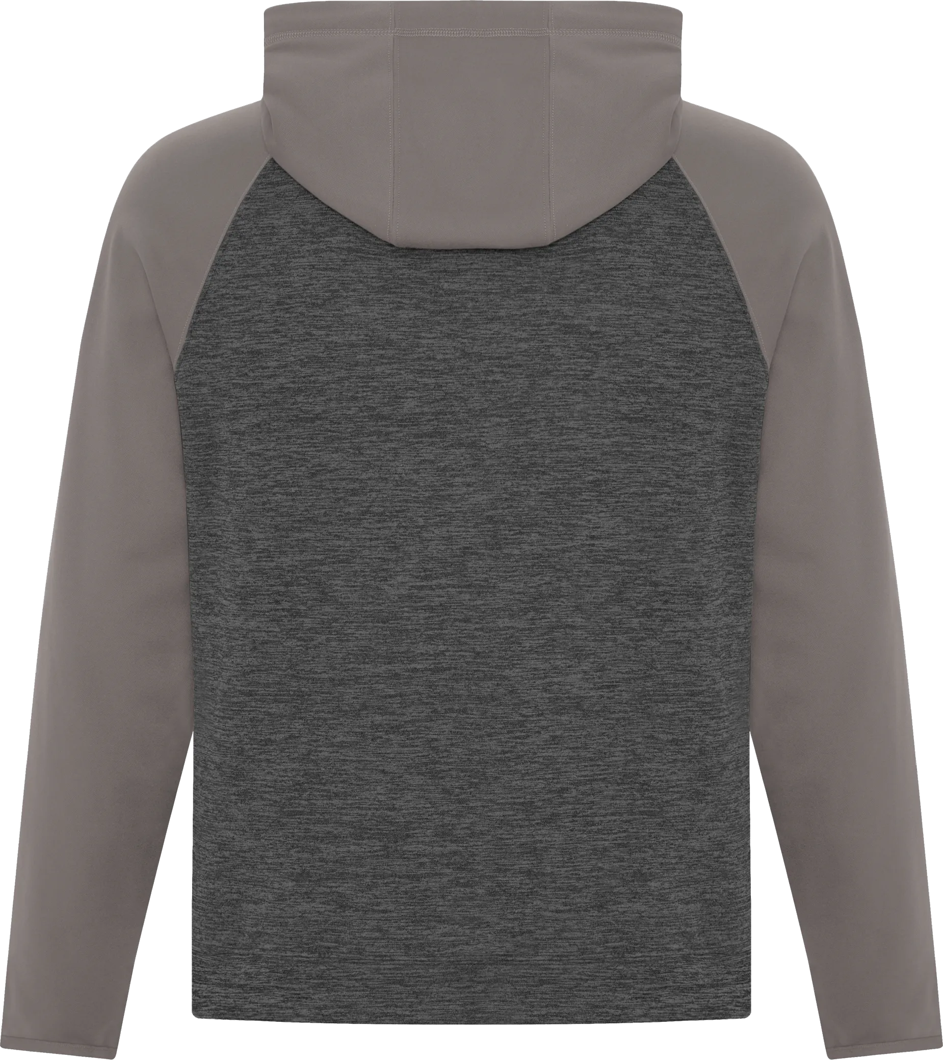 ATC™ Dynamic Heather 2 Tone Polyester Hoodie Charcoal Grey
