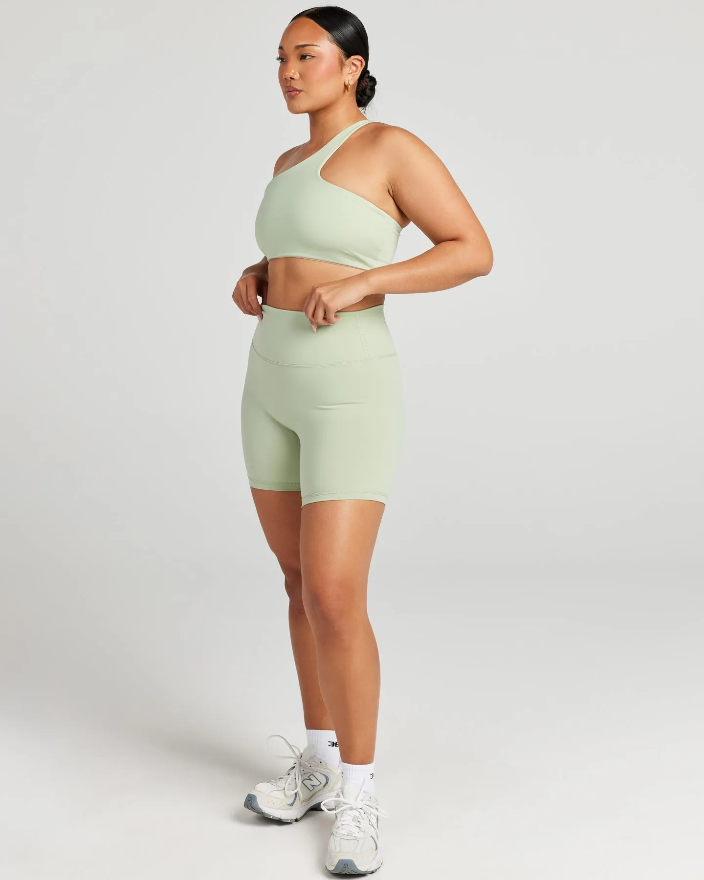 Aura SF Shorts - Light Sage