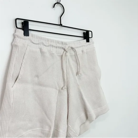 AYR Waffle Cone Shorts Pima Cotton Seashell NEW Size Medium Comfort Lougewear