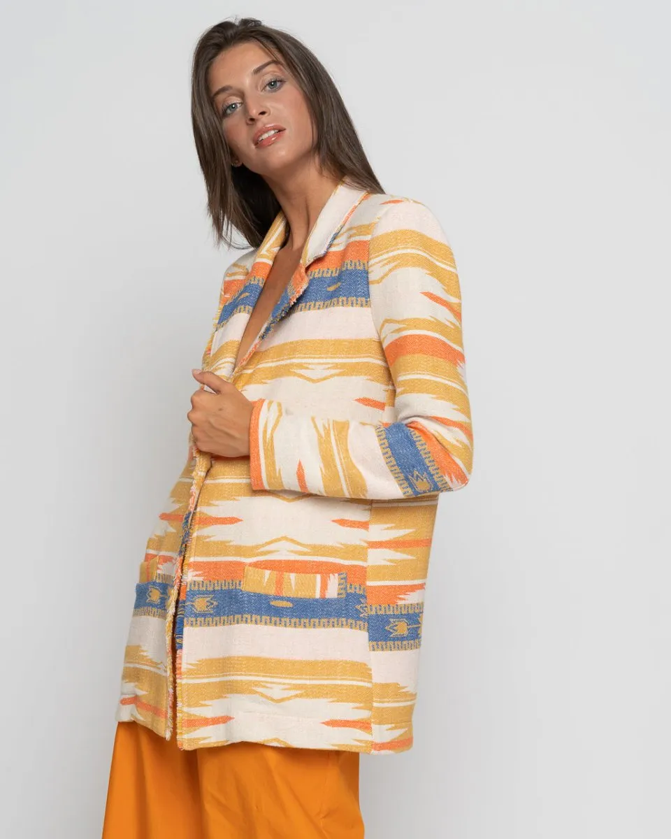 Aztec Print Jacket