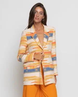 Aztec Print Jacket
