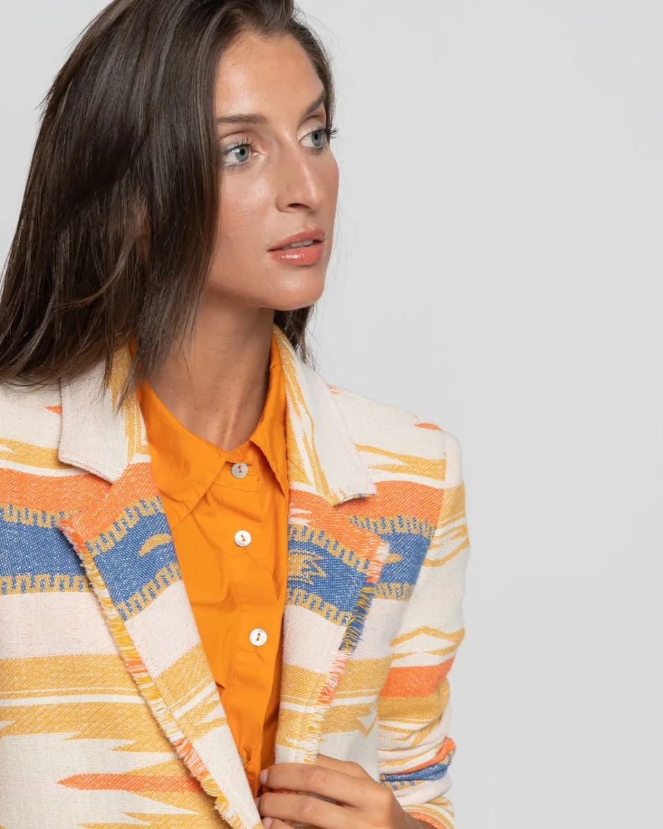 Aztec Print Jacket