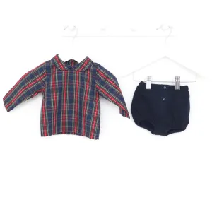 Babidu Boys Tartan Shirt & Pants