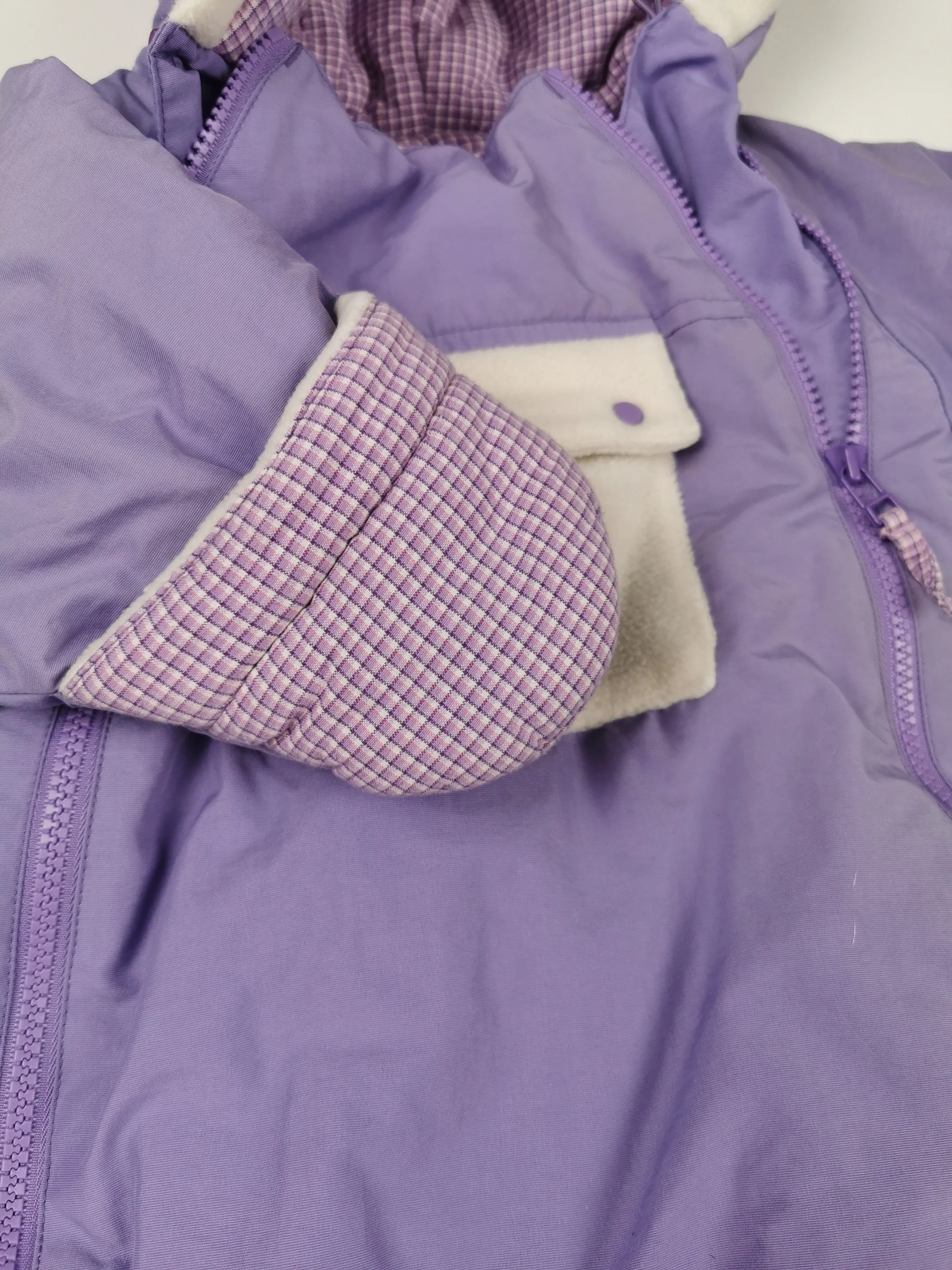 BABY GIRL SIZE 0/6 MONTHS (16LBS) - SEARS Baby, Warm Bunting Snowsuit VGUC B27