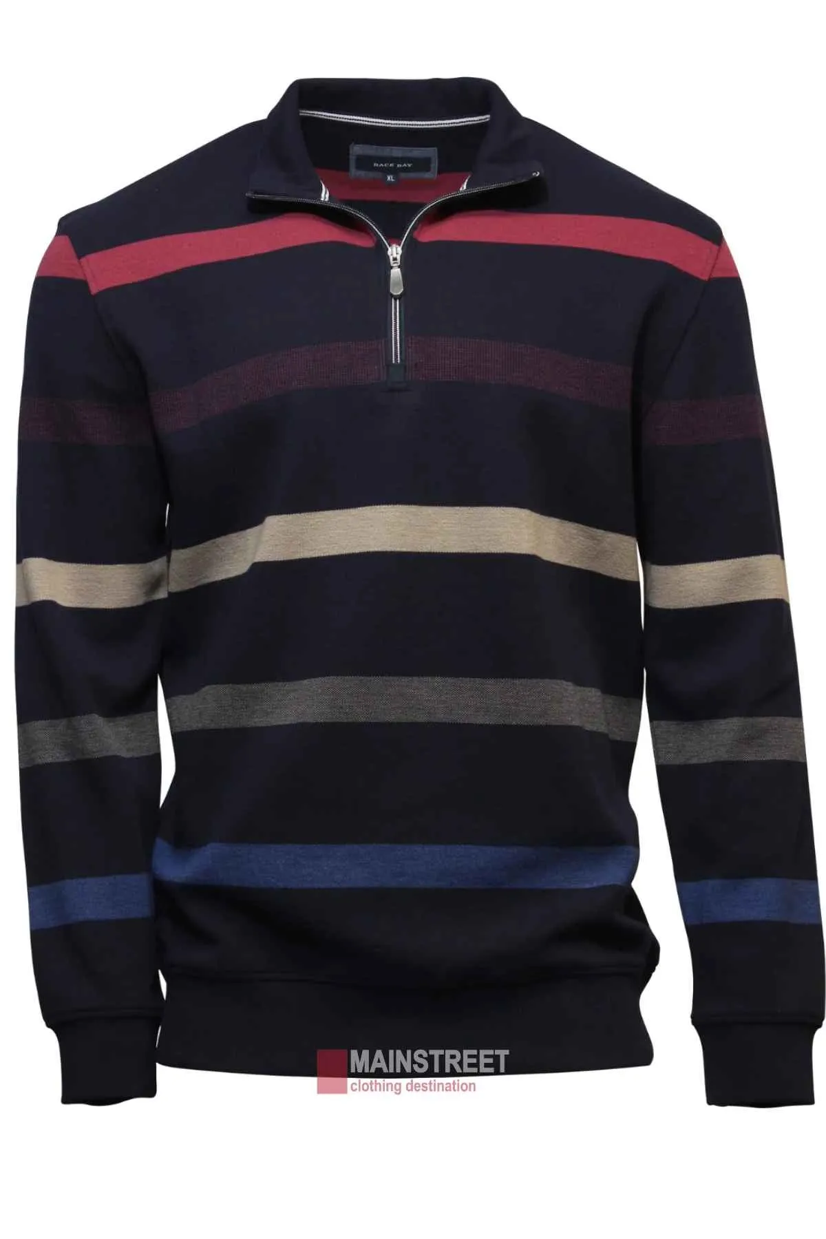 Back Bay Engineered Stripe Fleece