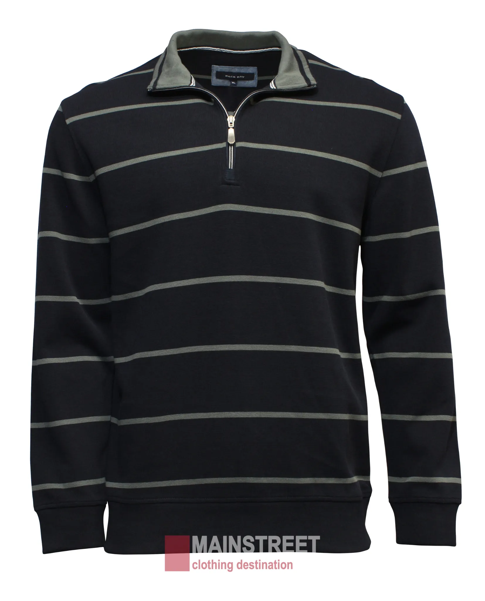 Back Bay French Rib Stripe Fleece