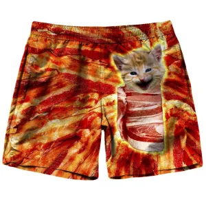 Bacon Cat Shorts
