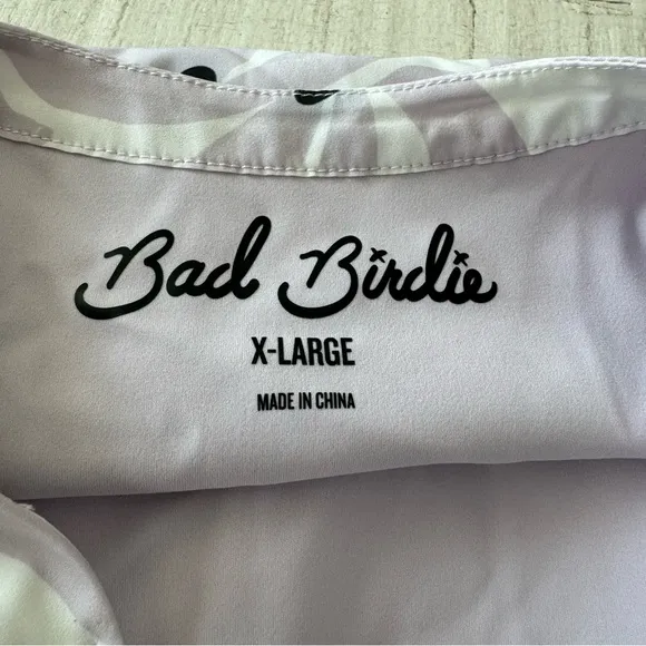 Bad Birdie Core Performance Dress NWT size XL Pourin’ Purple Floral Golf Tennis