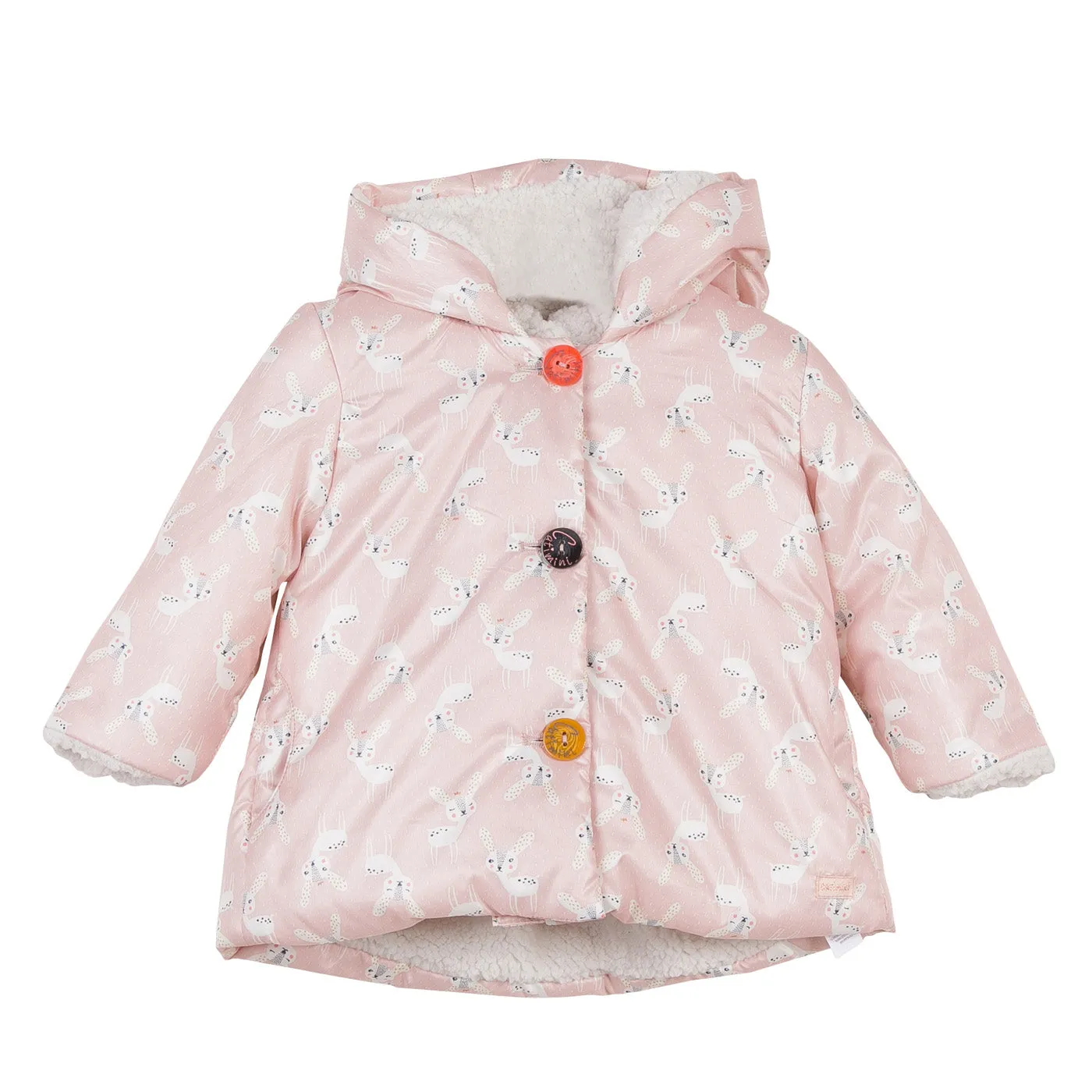 Bambi Pink Hooded Coat