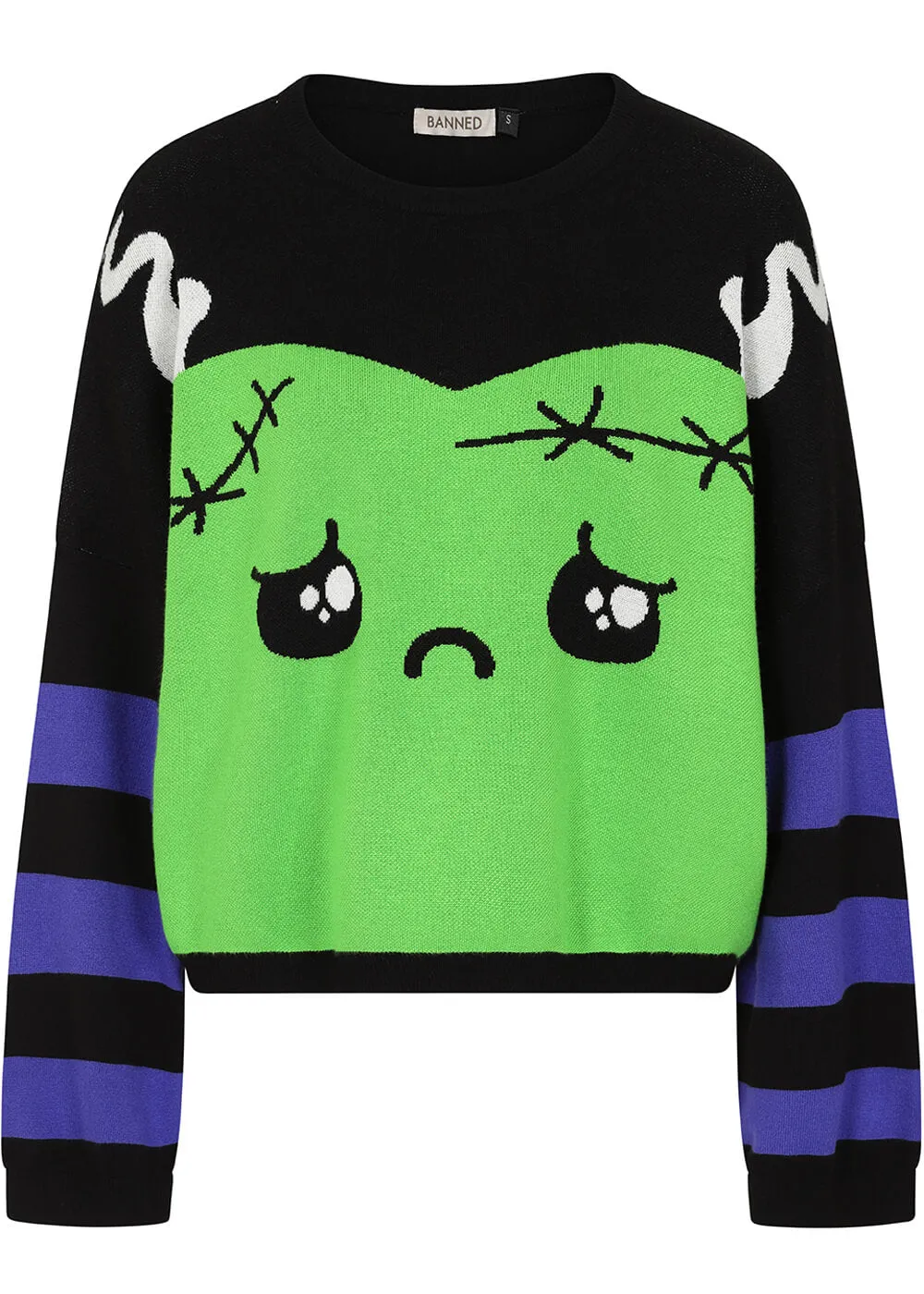 Banned Alternative Akumo Monster Jumper Black