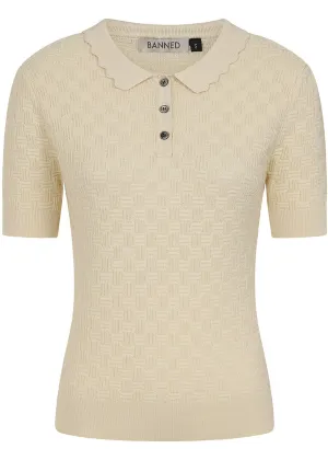 Banned Olivia 50's Top Cream