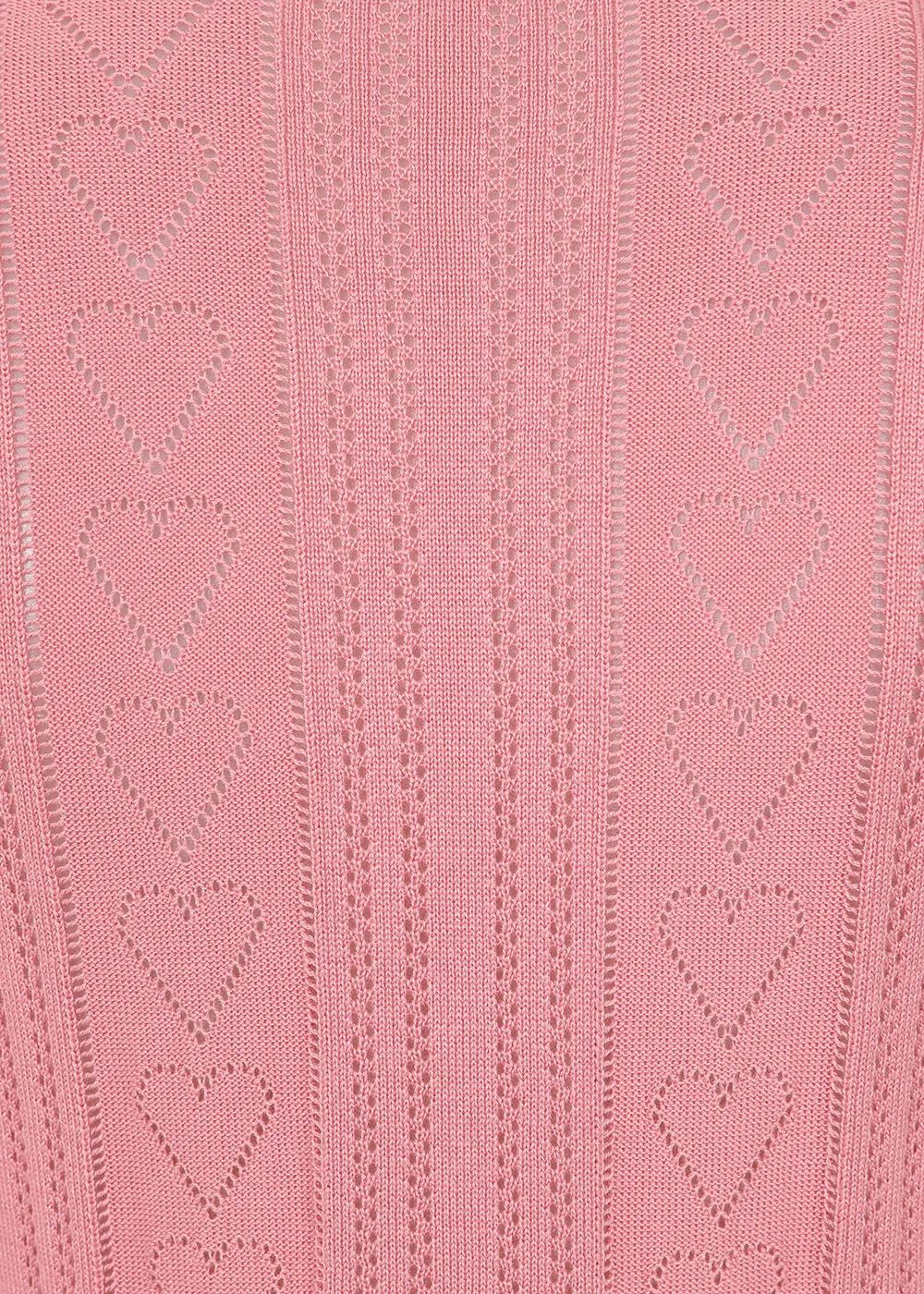 Banned Ruby Heart Jumper Blush Pink
