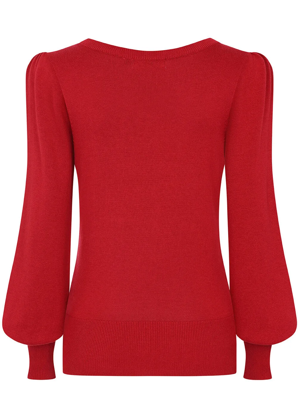 Banned Una Cable 40's Jumper Burgundy