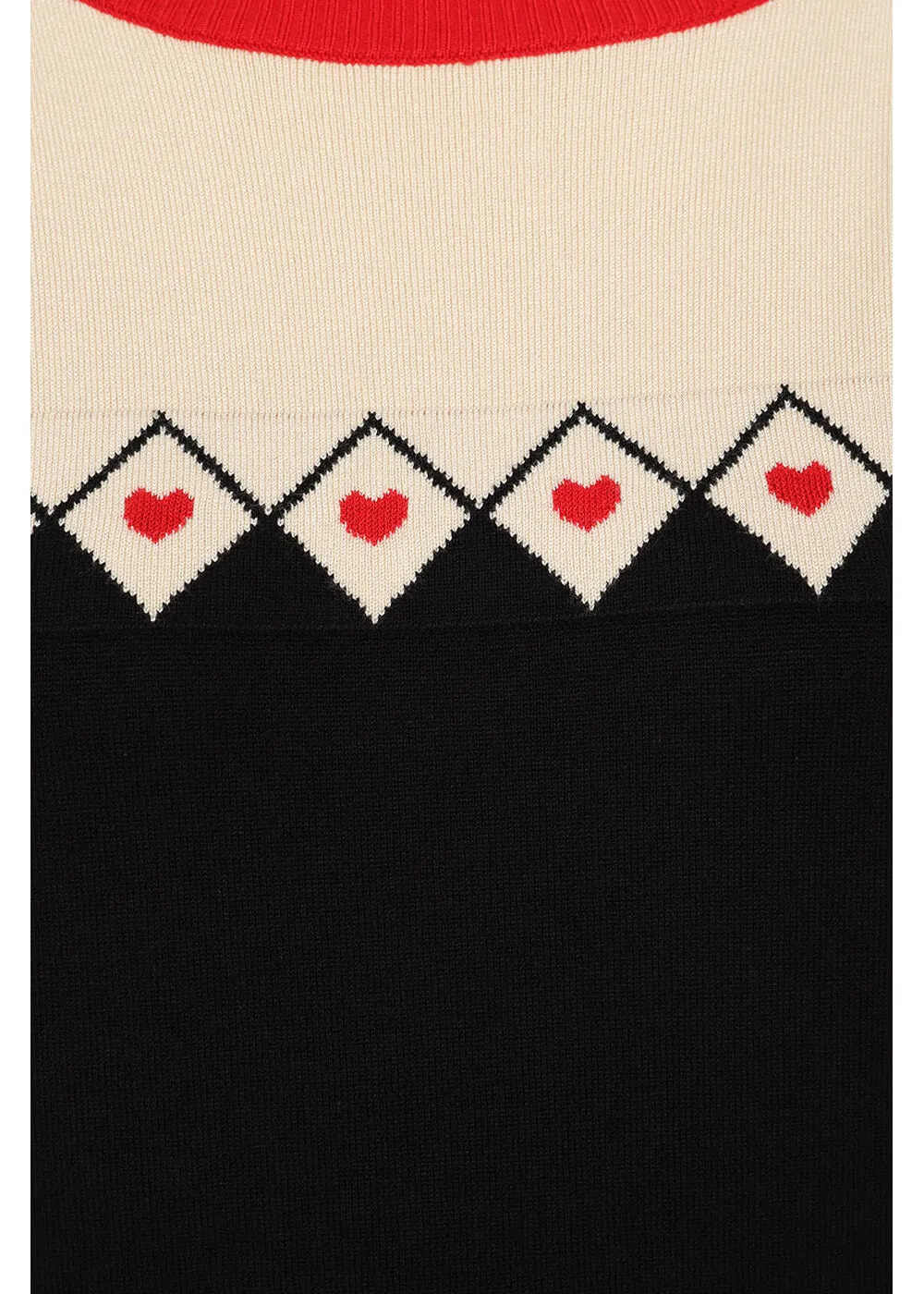 Banned Winona Hearts Jumper Black