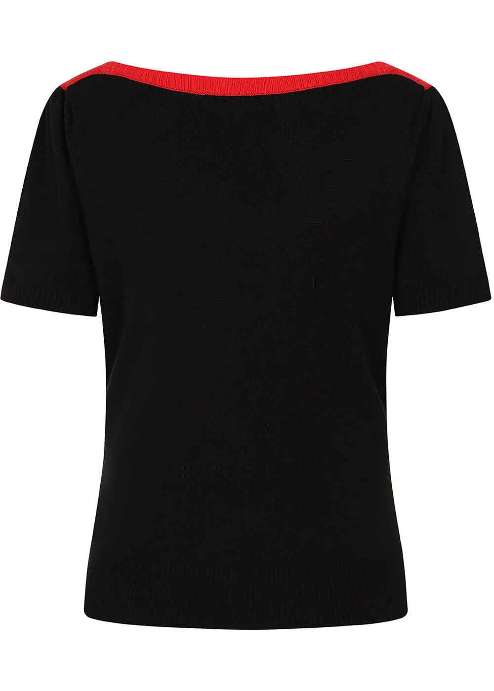 Banned Winona Hearts Jumper Black
