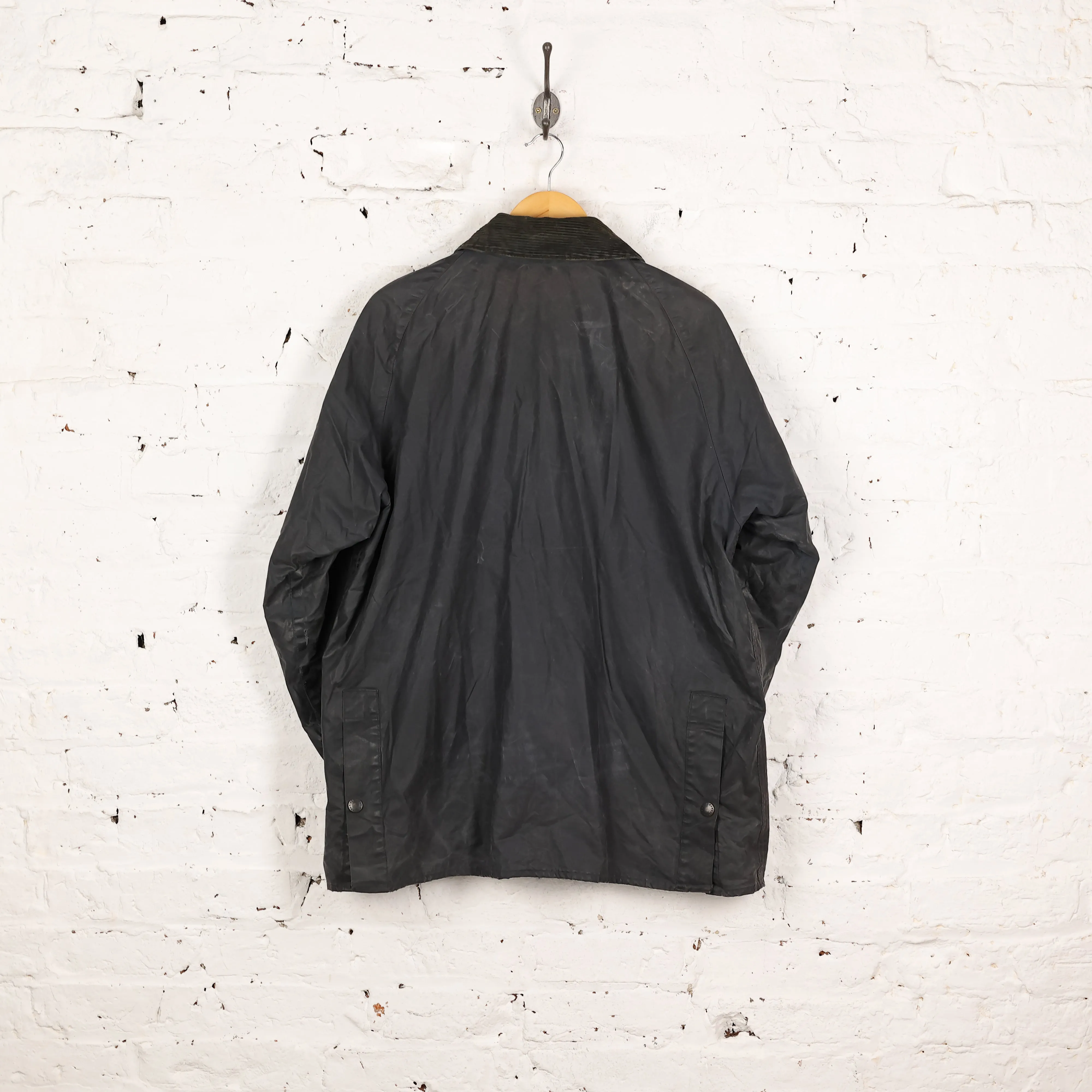 Barbour Bedale Wax Jacket - Blue - L