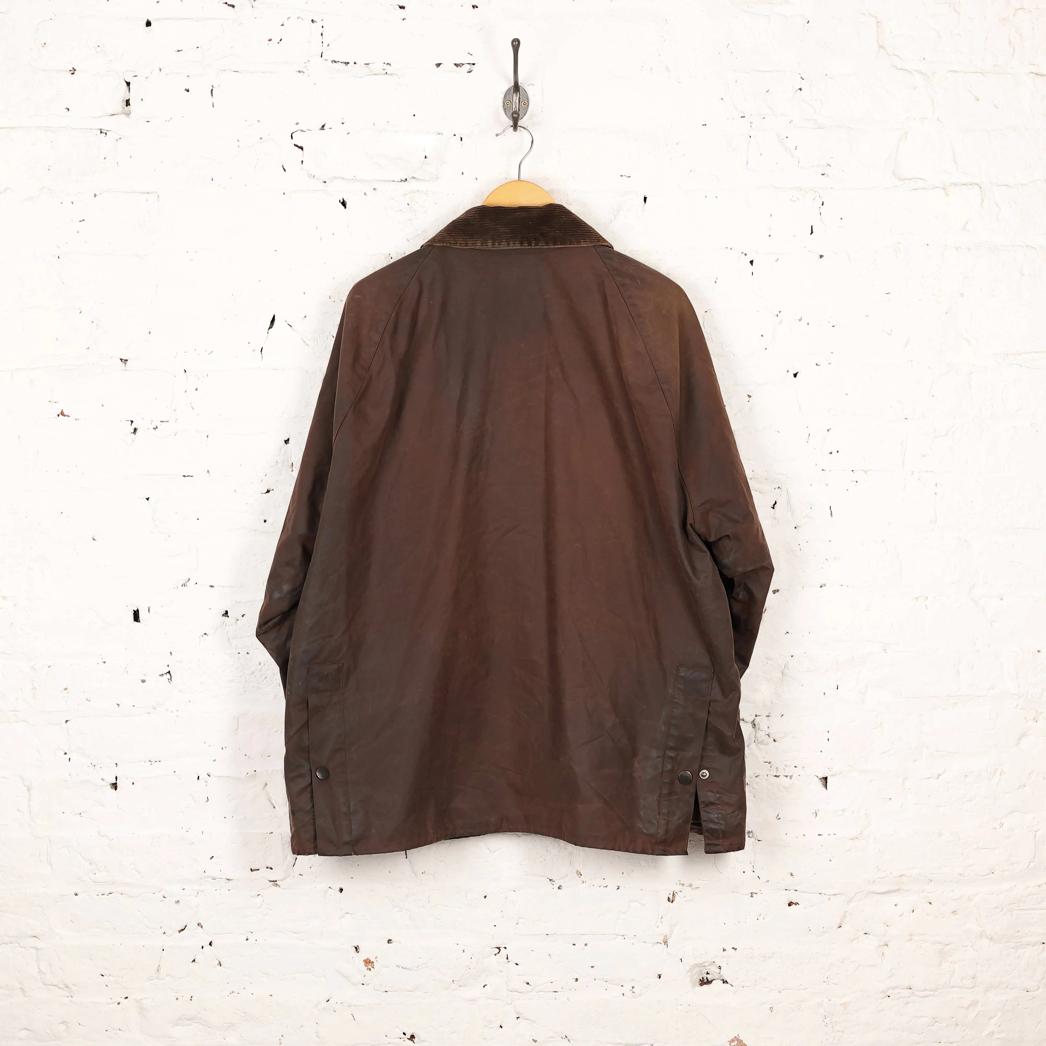 Barbour Border Wax Jacket Coat - Brown - XL