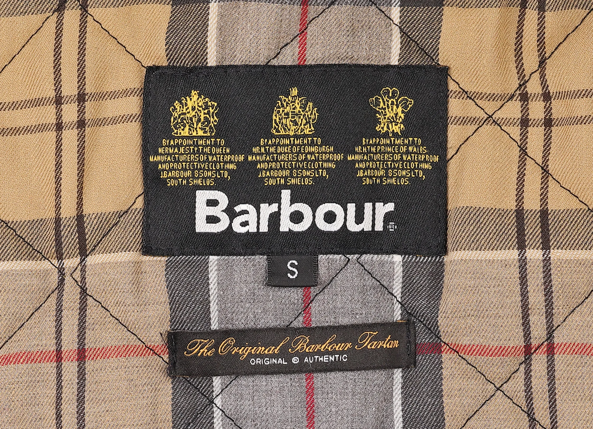 Barbour Deveron Wax Jacket - Blue - S