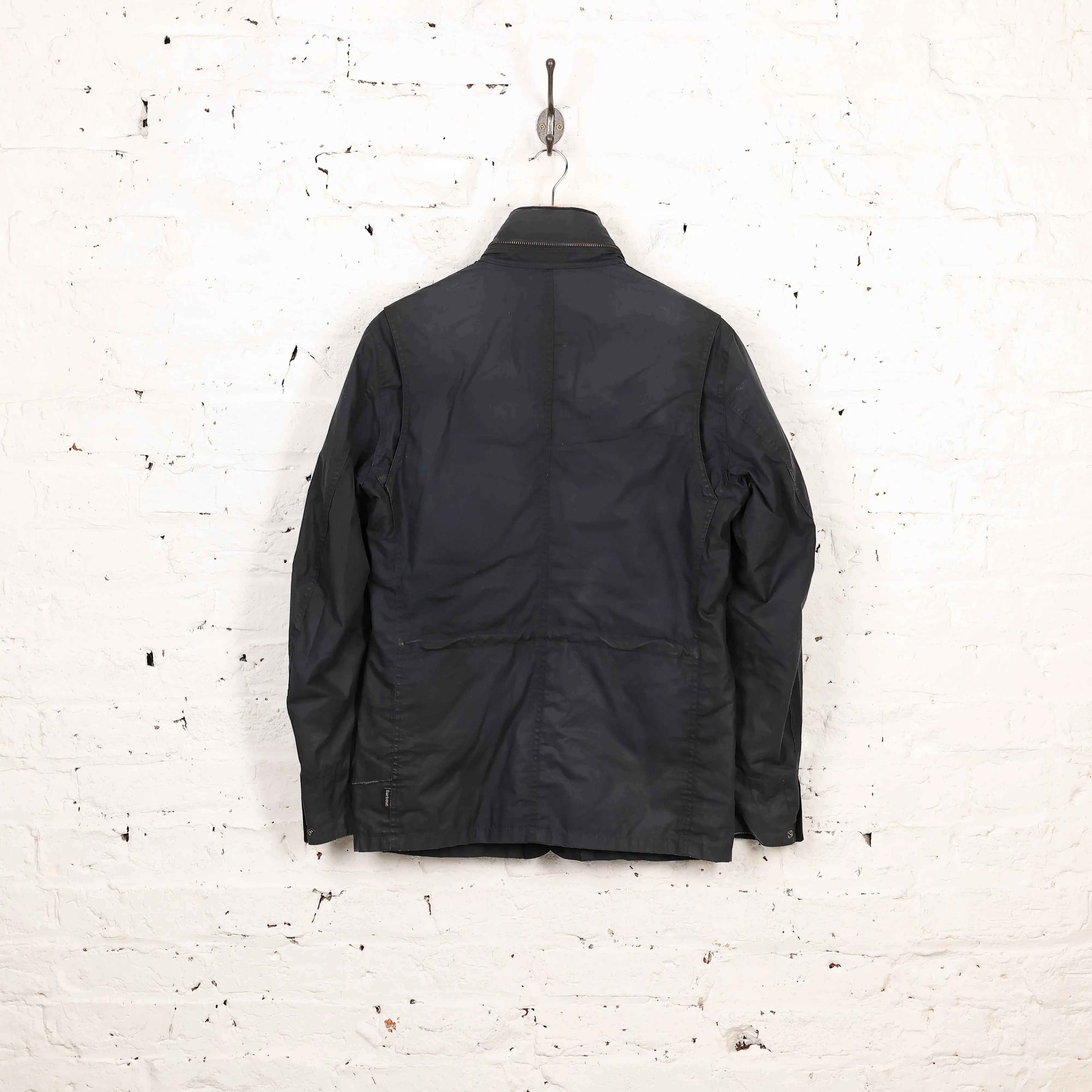 Barbour Tailored Sapper Wax Jacket - Blue - M