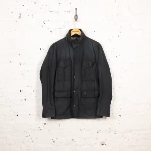 Barbour Tailored Sapper Wax Jacket - Blue - M
