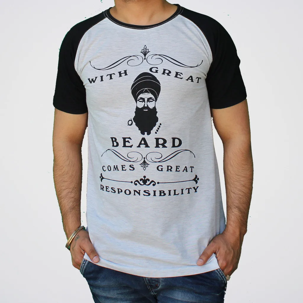Beard Responsibility Punjabi T Shirt