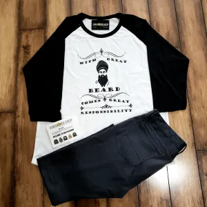 Beard Responsibility Punjabi T Shirt