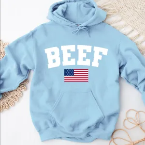 Beef Flag Hoodie (S-3XL) Unisex - Multiple Colors!