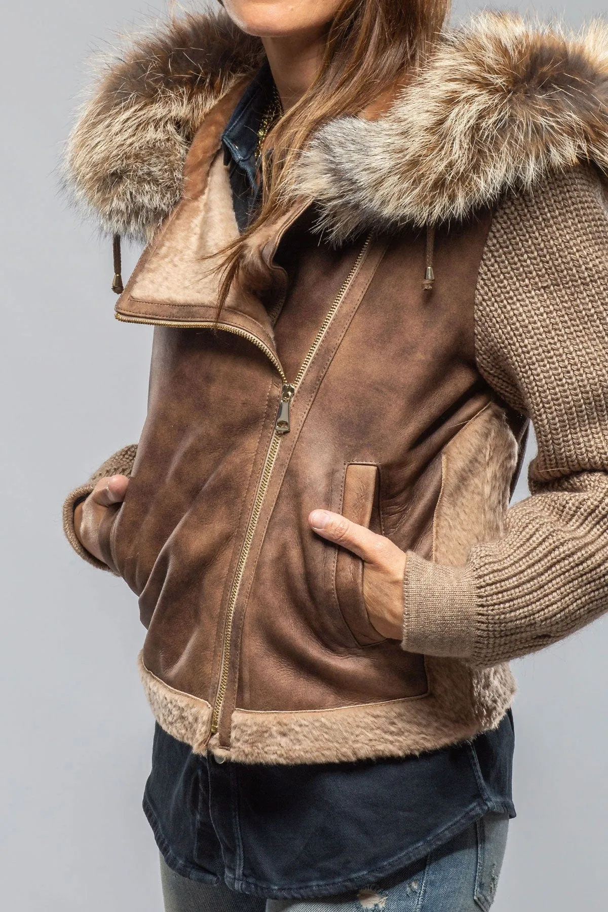 Beki Side Zip Shearling