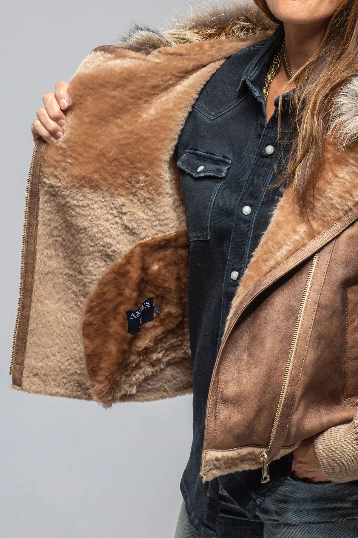 Beki Side Zip Shearling