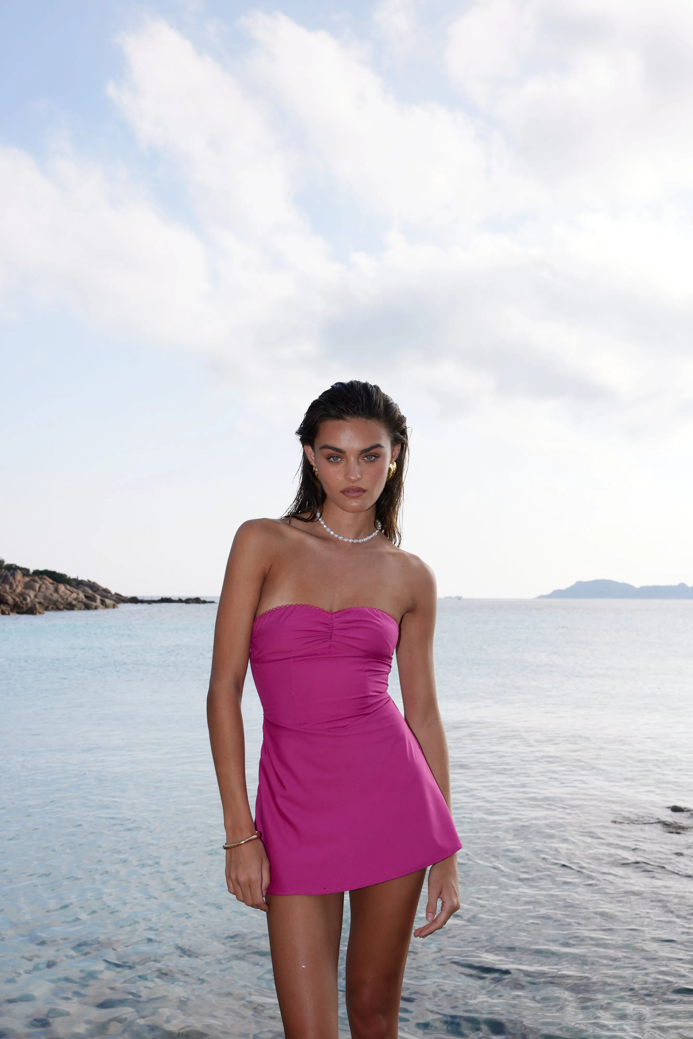 Belle Dress - Fuchsia