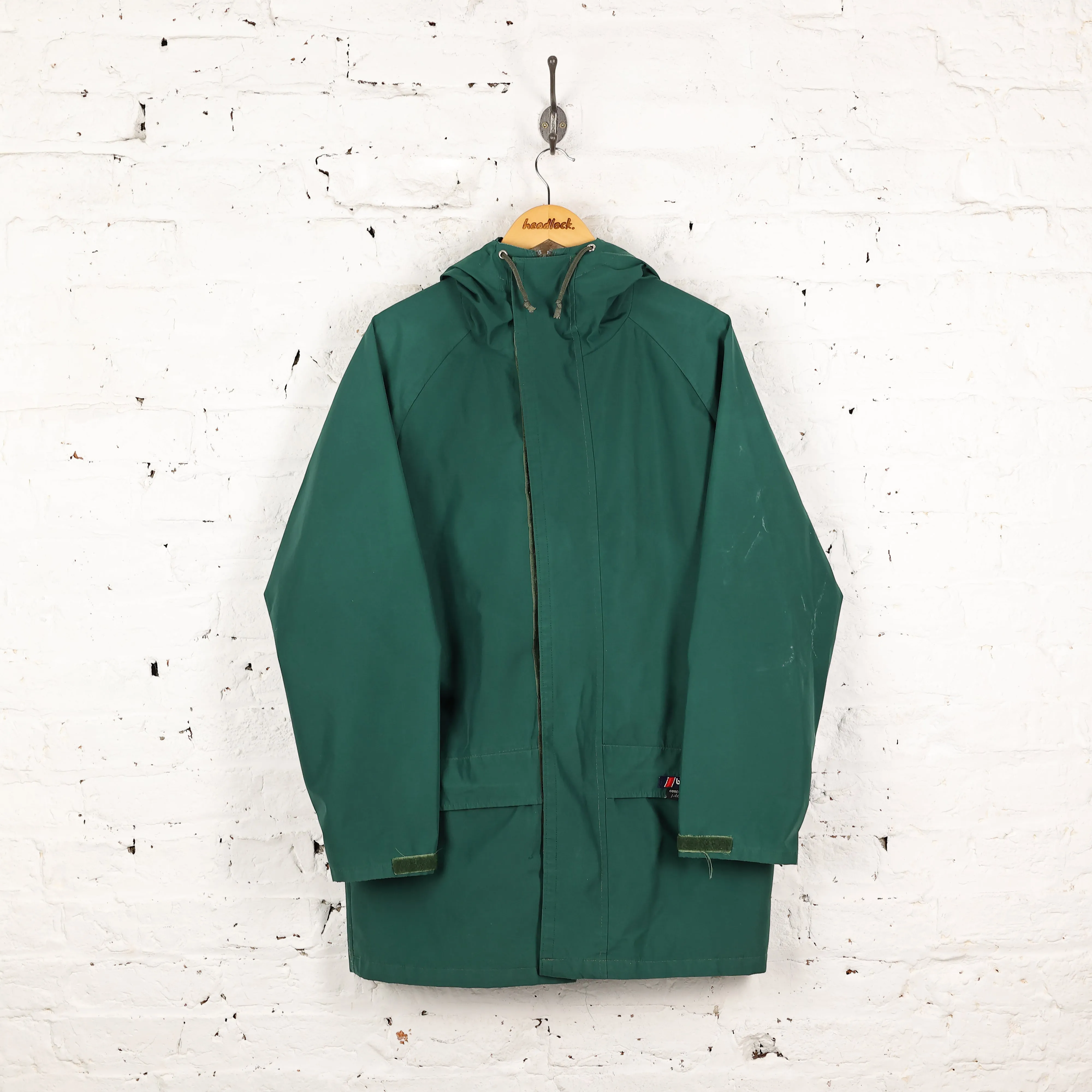 Berghaus 90s Gore Tex Rain Jacket - Green - L