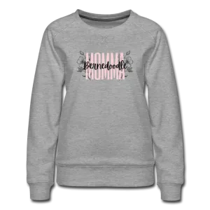 Bernedoodle Momma Floral Women’s Premium Sweatshirt