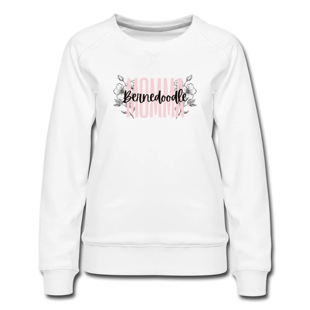Bernedoodle Momma Floral Women’s Premium Sweatshirt