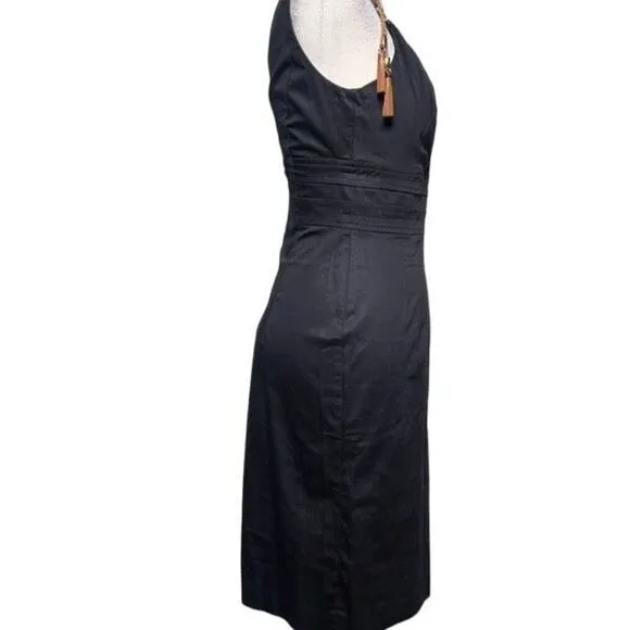 Bianco Ghiaccio Sleeveless Little Black Dress Size 42