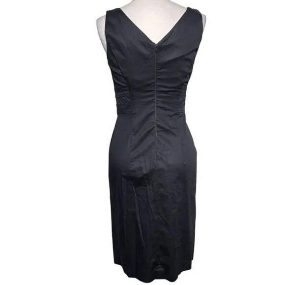 Bianco Ghiaccio Sleeveless Little Black Dress Size 42