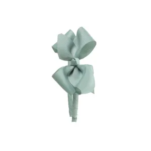 Big Bow Hairband Light Grey