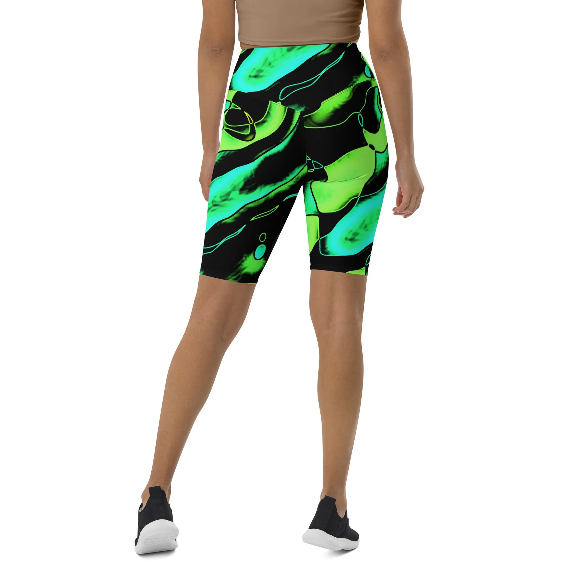 Biker Shorts Colorful Lime