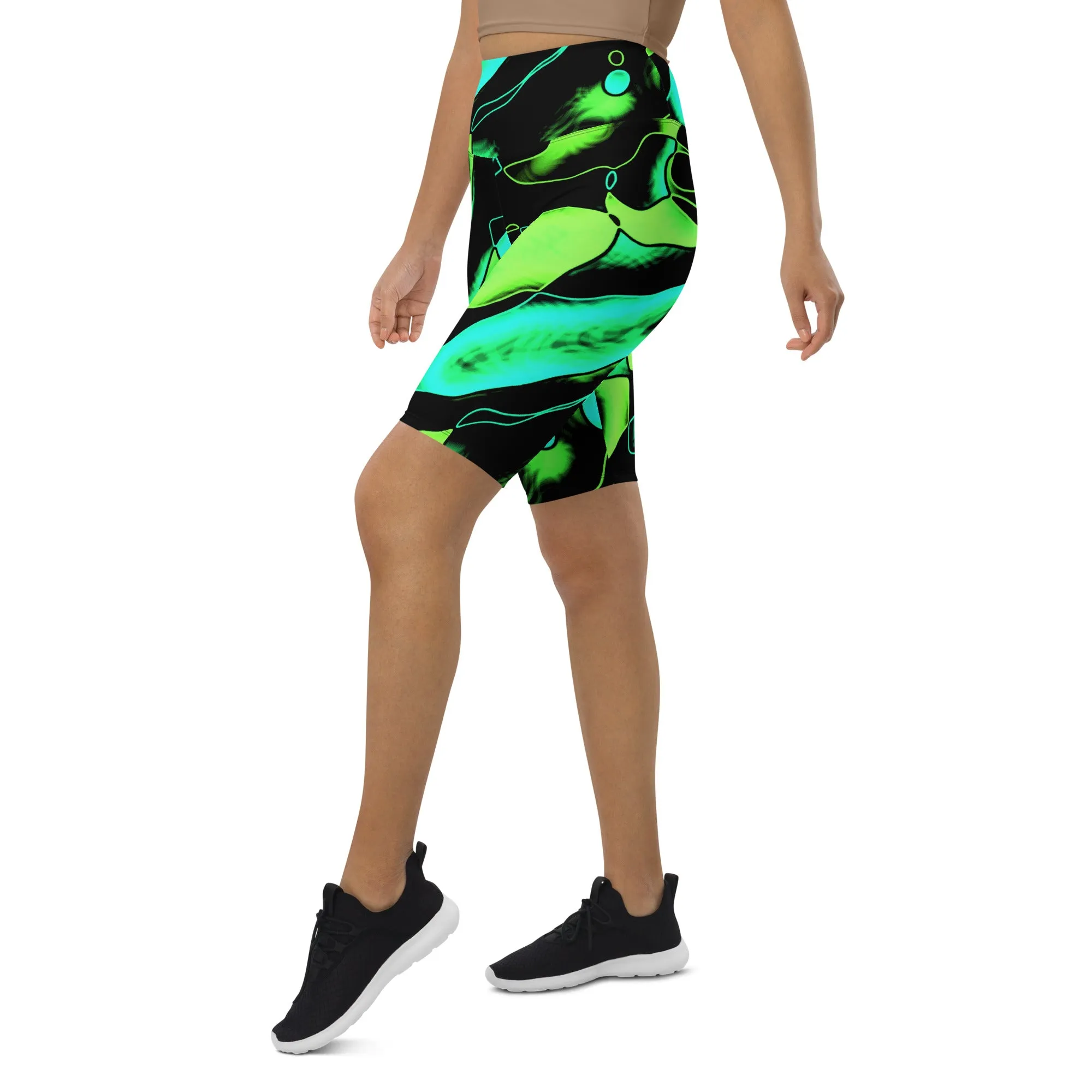 Biker Shorts Colorful Lime
