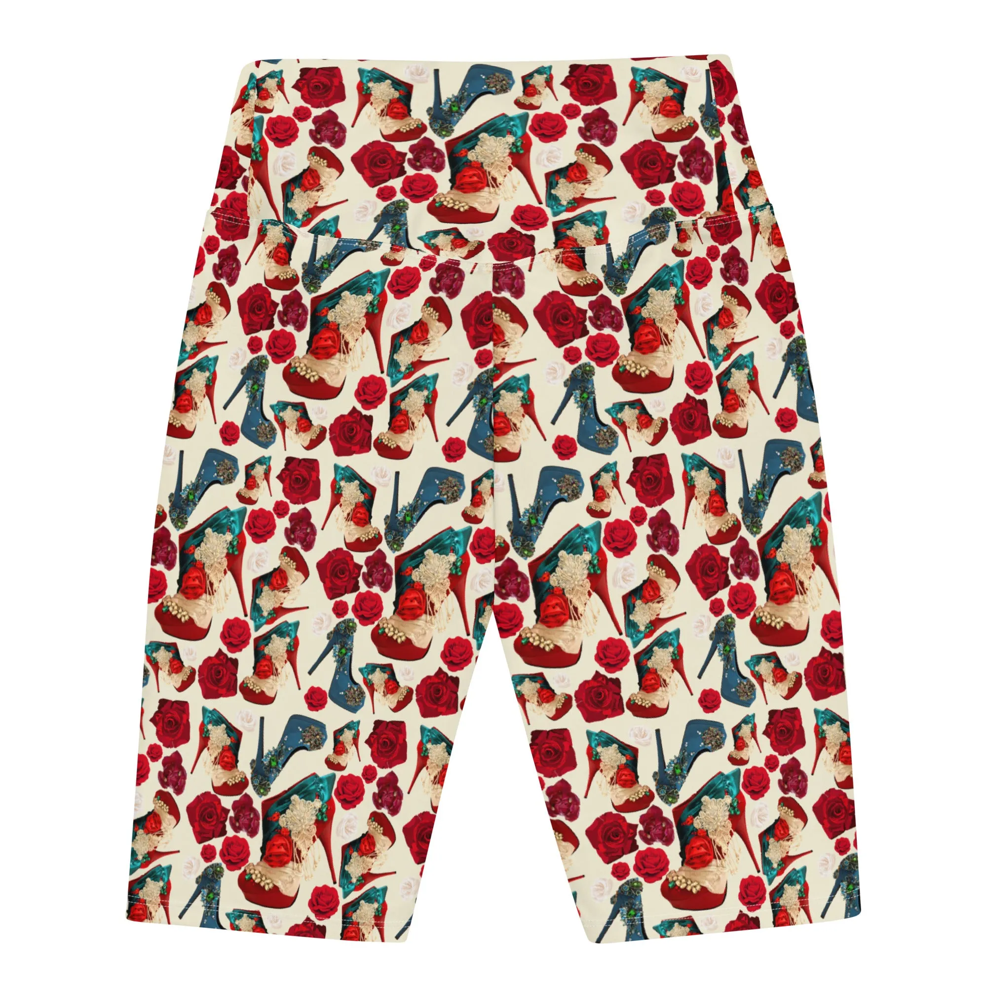 Biker Shorts 'Fiori tricolore'