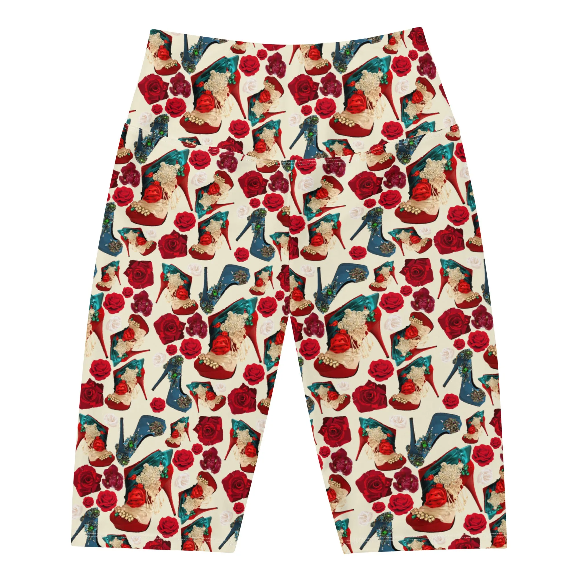 Biker Shorts 'Fiori tricolore'