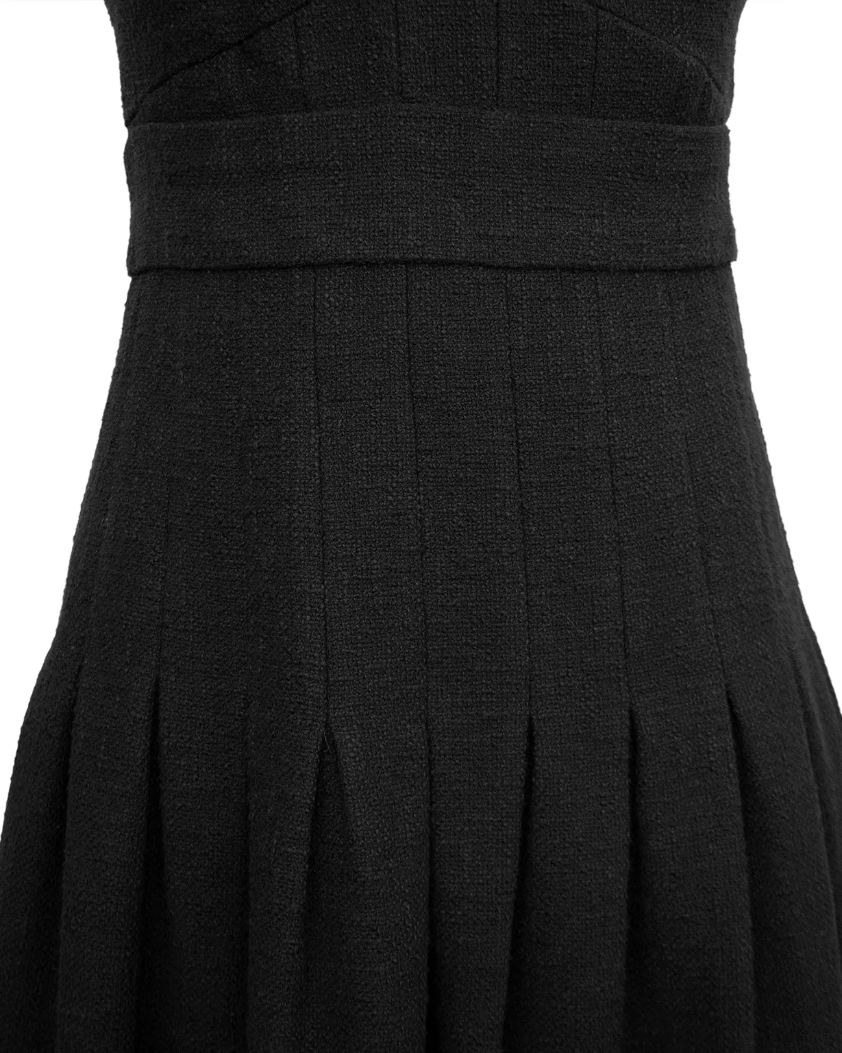 Black Bouclé Off-The-Shoulder LBD from 2007