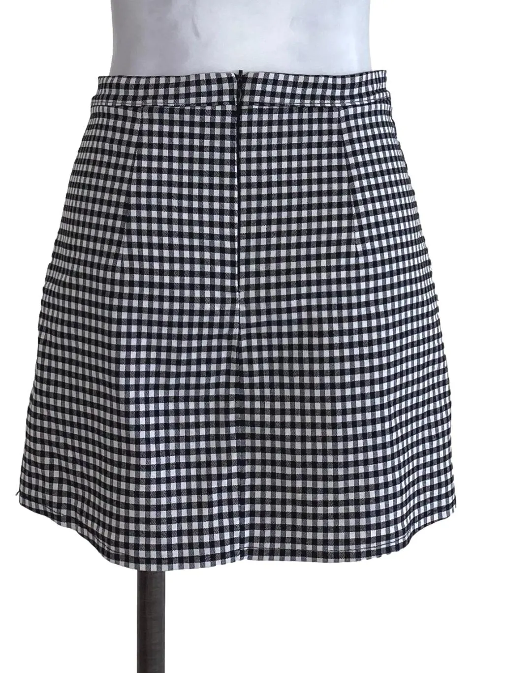 Black Checkered Skorts