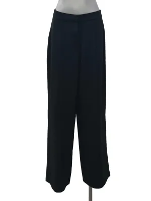 Black High Waisted Straight Pants LB