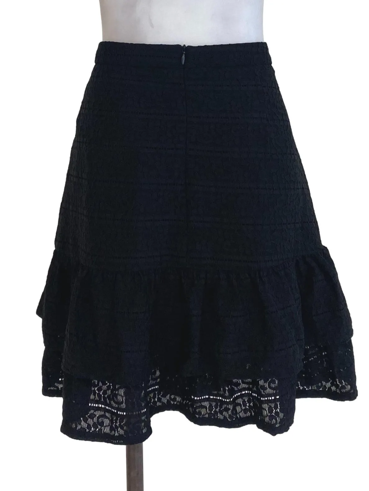 Black Laced Skorts