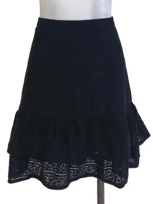 Black Laced Skorts